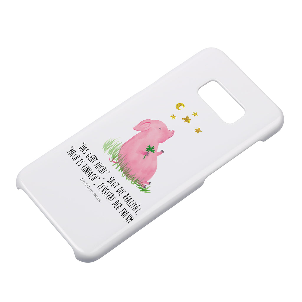 Handyhülle Schwein Glück Handyhülle, Handycover, Cover, Handy, Hülle, Iphone 10, Iphone X, Tiermotive, Gute Laune, lustige Sprüche, Tiere, Glücksschwein. Glück, Schwein, Schweinchen, Sterne, Sernchen, Ziele, Träume, Motivation, Glücksbringer