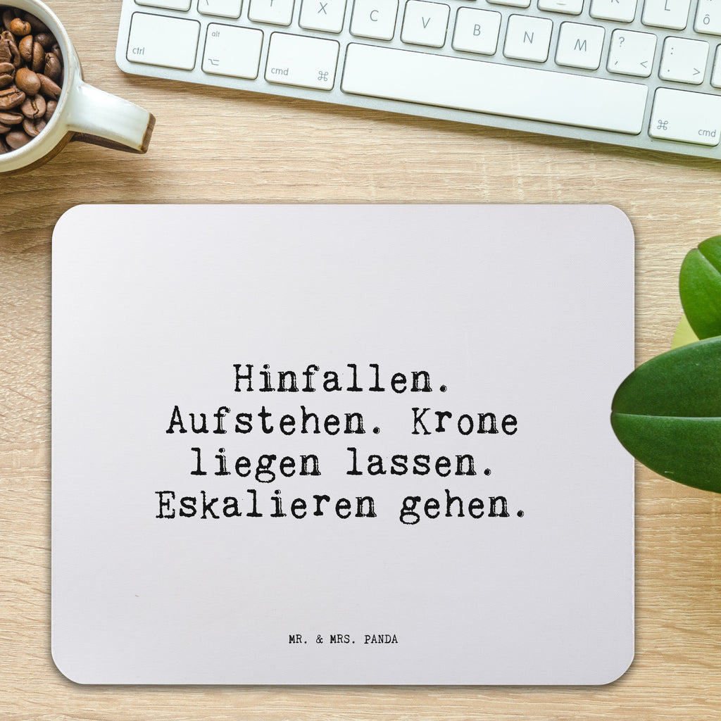 Mauspad Sprüche und Zitate Hinfallen. Aufstehen. Krone liegen lassen. Eskalieren gehen. Mousepad, Computer zubehör, Büroausstattung, PC Zubehör, Arbeitszimmer, Mauspad, Einzigartiges Mauspad, Designer Mauspad, Mausunterlage, Mauspad Büro, Spruch, Sprüche, lustige Sprüche, Weisheiten, Zitate, Spruch Geschenke, Spruch Sprüche Weisheiten Zitate Lustig Weisheit Worte