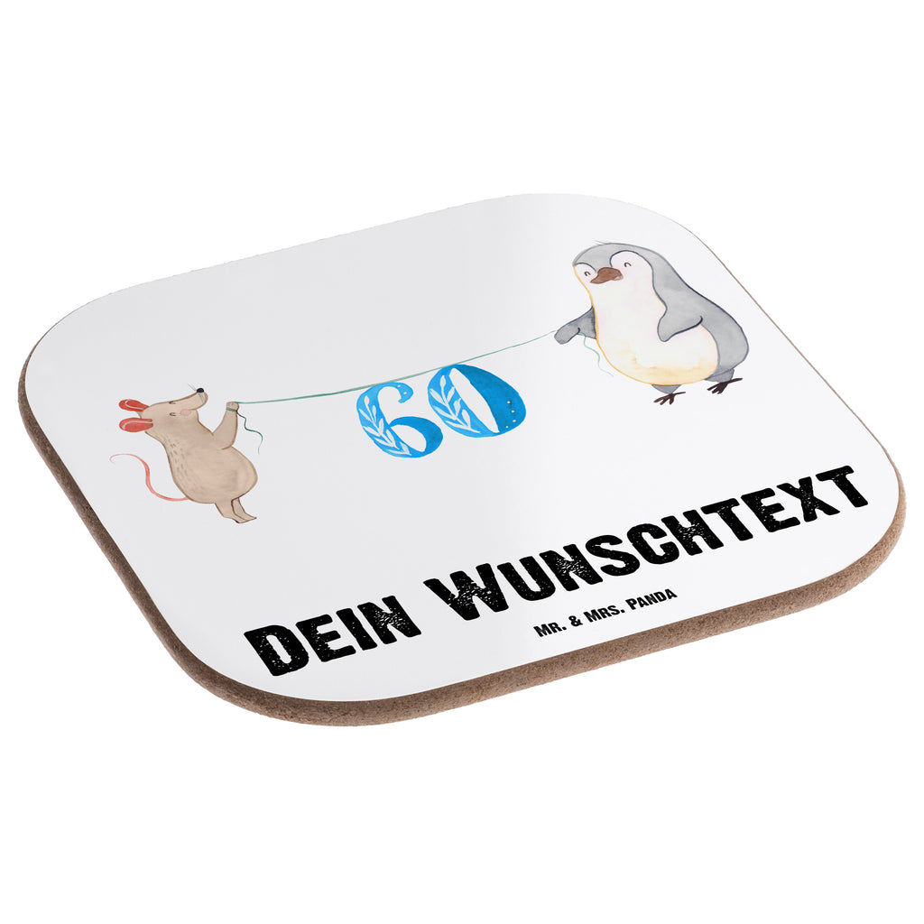 Personalisierte Untersetzer 60. Geburtstag Maus Pinguin Personalisierte Untersetzer, PErsonalisierte Bierdeckel, Personalisierte Glasuntersetzer, Peronalisierte Untersetzer Gläser, Personalisiert Getränkeuntersetzer, Untersetzer mit Namen, Bedrucken, Personalisieren, Namensaufdruck, Geburtstag, Geburtstagsgeschenk, Geschenk, Party, Feiern, Torte, Kuchen