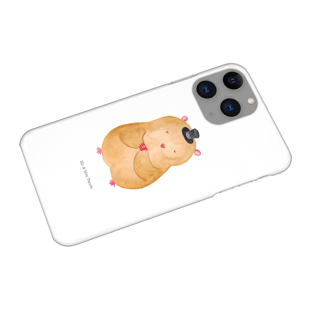 Handyhülle Hamster Hut Handyhülle, Handycover, Cover, Handy, Hülle, Iphone 10, Iphone X, Tiermotive, Gute Laune, lustige Sprüche, Tiere, Hamster, Hut, Magier, Zylinder, Zwerghamster, Zauberer