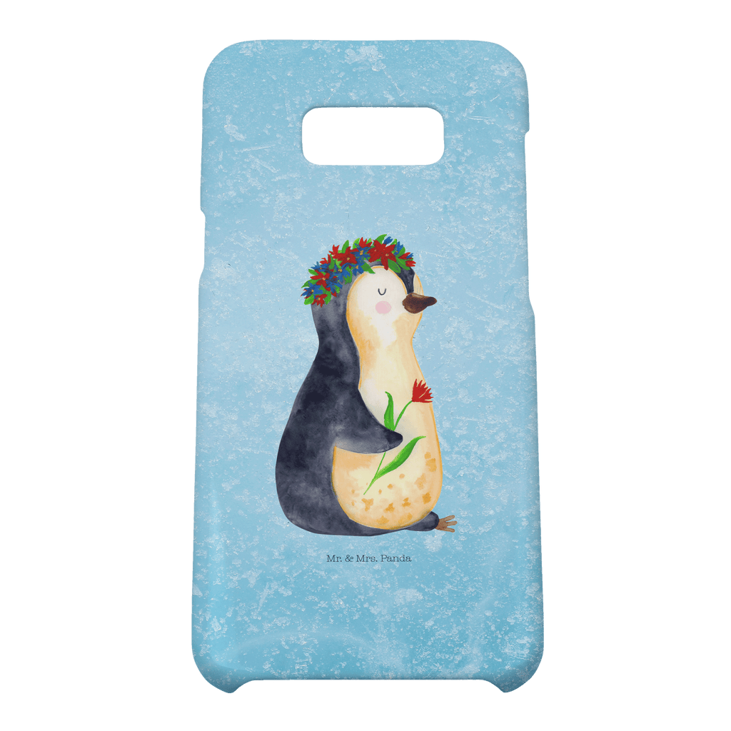 Iphone 6 / 6S Handyhülle Pinguin Blumenkranz Handyhülle, Handycover, Cover, Handy, Hülle, Iphone 6, Iphone 6s, Pinguin, Pinguine, Blumenkranz, Universum, Leben, Wünsche, Ziele, Lebensziele, Motivation, Lebenslust, Liebeskummer, Geschenkidee