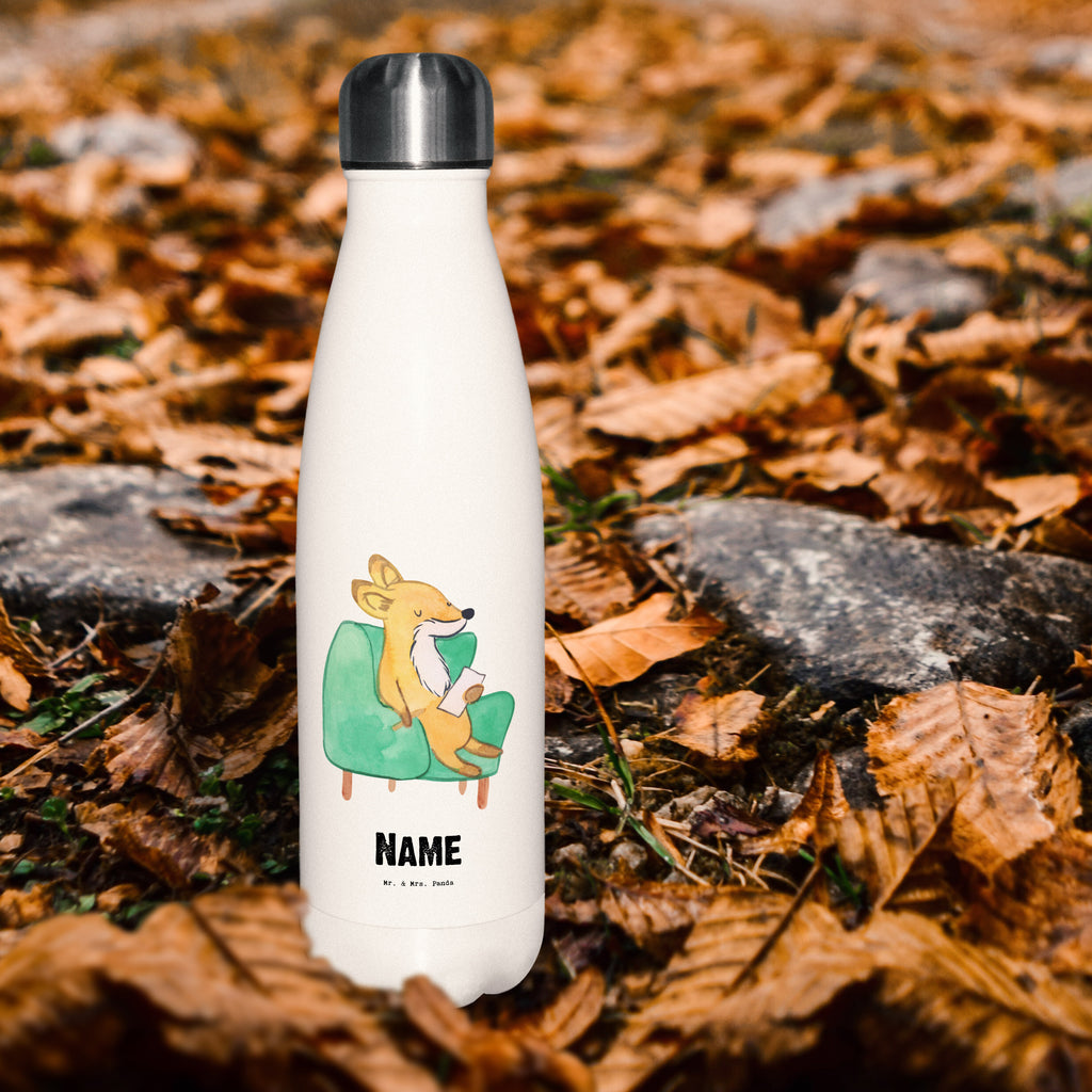 Personalisierte Thermosflasche Fuchs Bester Zuhörer der Welt Personalisierte Isolierflasche, Personalisierte Thermoflasche, Personalisierte Trinkflasche, Trinkflasche Mit Namen, Wunschname, Bedrucken, Namensflasche, für, Dankeschön, Geschenk, Schenken, Geburtstag, Geburtstagsgeschenk, Geschenkidee, Danke, Bedanken, Mitbringsel, Freude machen, Geschenktipp, Zuhörer, Freund, Freundin, offenes Ohr, Hilfsbereit, Hilfe