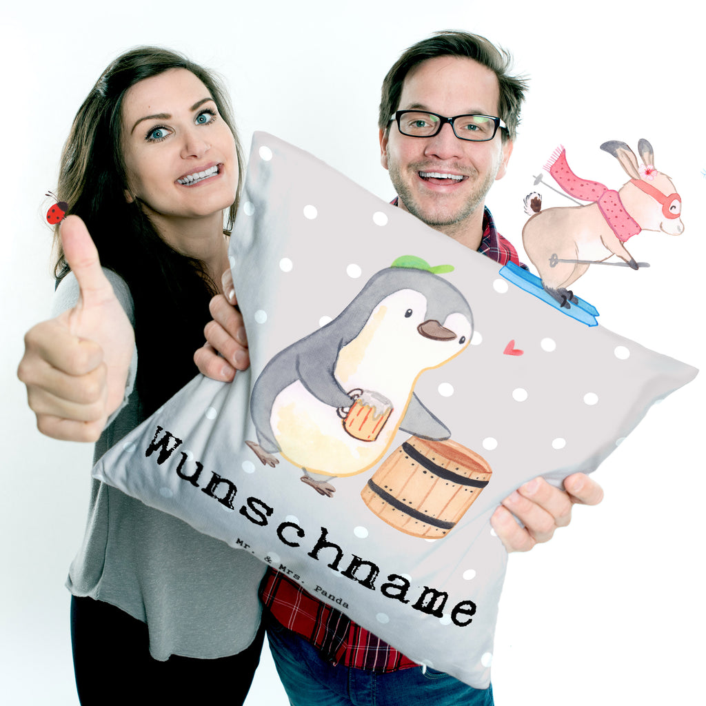 Personalisiertes Kissen Pinguin Bester Lieblingsfreund der Welt Kissen, personalisiert, Name, Wunschname, bedrucken, Kopfkissen, für, Dankeschön, Geschenk, Schenken, Geburtstag, Geburtstagsgeschenk, Geschenkidee, Danke, Bedanken, Mitbringsel, Freude machen, Geschenktipp, Lieblingsfreund, Freund, Partner, Lieblingsmensch, Lieblings Mensch, Liebling, Bae, bester Freund, Liebe, Herz, Love