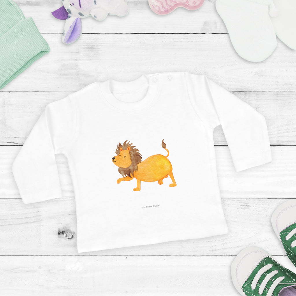 Baby Longsleeve Sternzeichen Löwe Mädchen, Jungen, Baby, Langarm, Bio, Kleidung, Tierkreiszeichen, Sternzeichen, Horoskop, Astrologie, Aszendent, Löwe Geschenk, Löwe Sternzeichen, Geschenk Juli, Geburtstag Juli, Geschenk August, Geburtstag August, König der Tiere