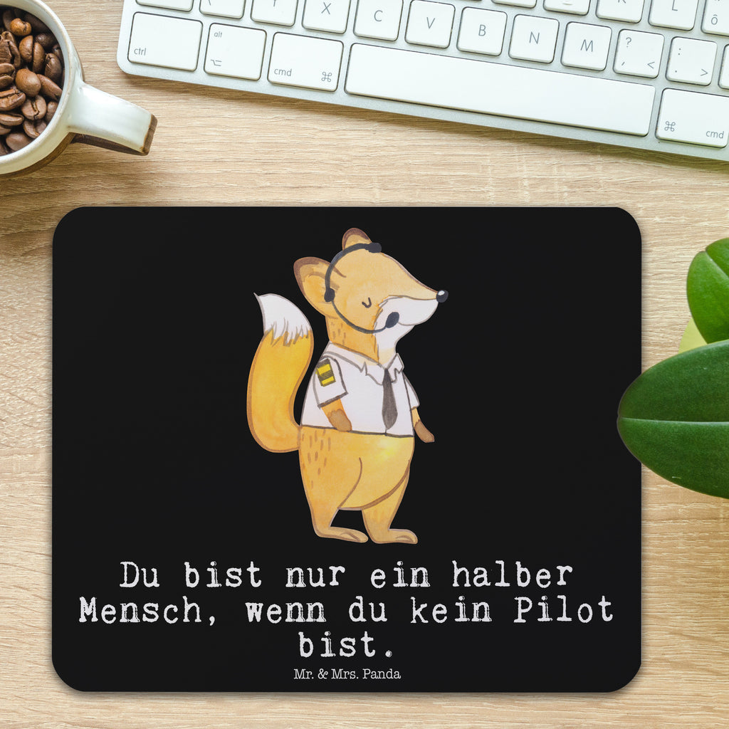 Mauspad Pilot mit Herz Mousepad, Computer zubehör, Büroausstattung, PC Zubehör, Arbeitszimmer, Mauspad, Einzigartiges Mauspad, Designer Mauspad, Mausunterlage, Mauspad Büro, Beruf, Ausbildung, Jubiläum, Abschied, Rente, Kollege, Kollegin, Geschenk, Schenken, Arbeitskollege, Mitarbeiter, Firma, Danke, Dankeschön, Pilot, Flugkapitän, Cockpit, Flugzeug