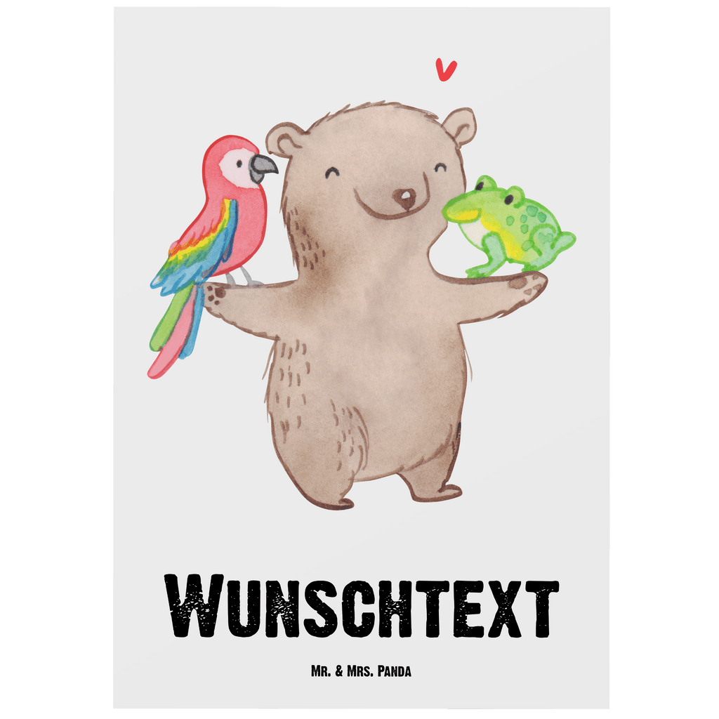 Personalisierte Postkarte Tierpfleger mit Herz Postkarte mit Namen, Postkarte bedrucken, Postkarte mit Wunschtext, Postkarte personalisierbar, Geschenkkarte mit Namen, Grußkarte mit Namen, Karte mit Namen, Einladung mit Namen, Ansichtskarte mit Namen, Geschenkkarte mit Wunschtext, Grußkarte mit Wunschtext, Karte mit Wunschtext, Einladung mit Wunschtext, Ansichtskarte mit Wunschtext, Beruf, Ausbildung, Jubiläum, Abschied, Rente, Kollege, Kollegin, Geschenk, Schenken, Arbeitskollege, Mitarbeiter, Firma, Danke, Dankeschön