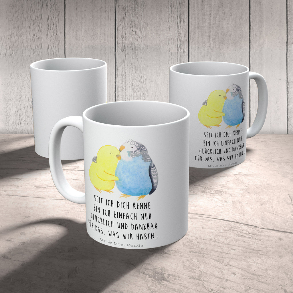 Tasse Wellensittich Liebe Tasse, Kaffeetasse, Teetasse, Becher, Kaffeebecher, Teebecher, Keramiktasse, Porzellantasse, Büro Tasse, Geschenk Tasse, Tasse Sprüche, Tasse Motive, Kaffeetassen, Tasse bedrucken, Designer Tasse, Cappuccino Tassen, Schöne Teetassen, Liebe, Partner, Freund, Freundin, Ehemann, Ehefrau, Heiraten, Verlobung, Heiratsantrag, Liebesgeschenk, Jahrestag, Hocheitstag, Vögel, Wellensittich, Nähe, Kuscheln, Vertrauen