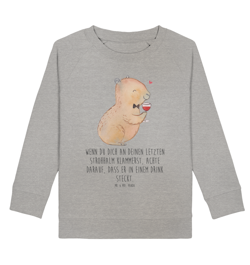 Organic Kinder Pullover Capybara Wein Kinder Pullover, Kinder Sweatshirt, Jungen, Mädchen, Tiermotive, Gute Laune, lustige Sprüche, Tiere, Capybara Weinflasche, Weinliebhaber Geschenk, Capybara Zeichnung, Adrette Tiere, Panda Handzeichnung, Weintrinkendes Nagetier, Capybara Kunstwerk, Geschenk für Weinkenner, Stilvolles Capybara, Heiterer Capybara, Liebe zum Wein Spruch, Wein Spaßbild, Handgezeichnetes Capybara