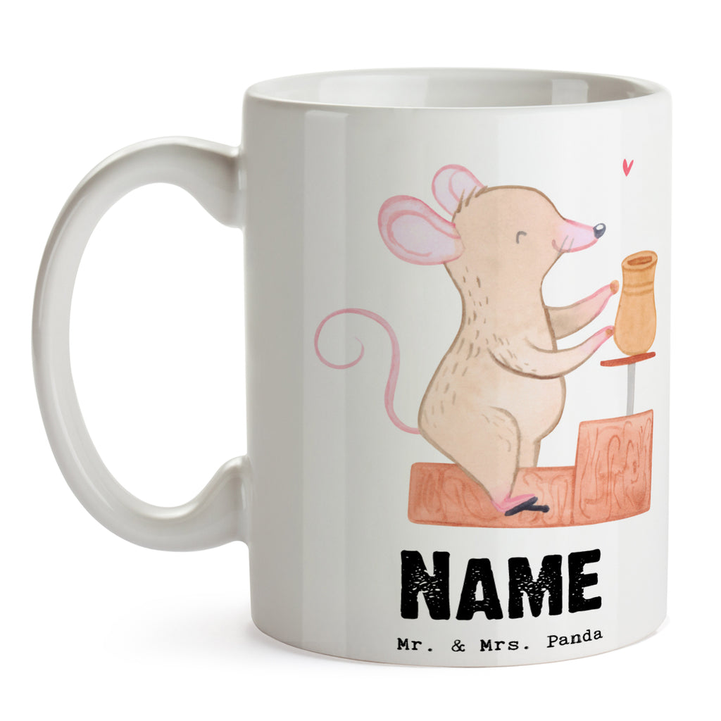 Personalisierte Tasse Maus Töpfern Personalisierte Tasse, Namenstasse, Wunschname, Personalisiert, Tasse, Namen, Drucken, Tasse mit Namen, Geschenk, Sport, Sportart, Hobby, Schenken, Danke, Dankeschön, Auszeichnung, Gewinn, Sportler, Töpfern, Töpferei, Töpferkurs