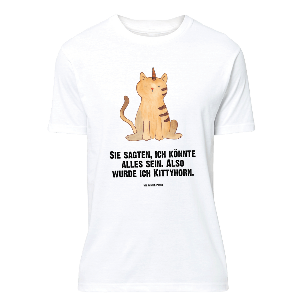 T-Shirt Standard Einhorn Katze T-Shirt, Shirt, Tshirt, Lustiges T-Shirt, T-Shirt mit Spruch, Party, Junggesellenabschied, Jubiläum, Geburstag, Herrn, Damen, Männer, Frauen, Schlafshirt, Nachthemd, Sprüche, Einhorn, Einhörner, Einhorn Deko, Pegasus, Unicorn, Katzer, Mieze, Regenbogen, Glitzer, Einhornpower, Erwachsenwerden, Katze, Katzenhorn, Einhornkatze, Kittyhorn