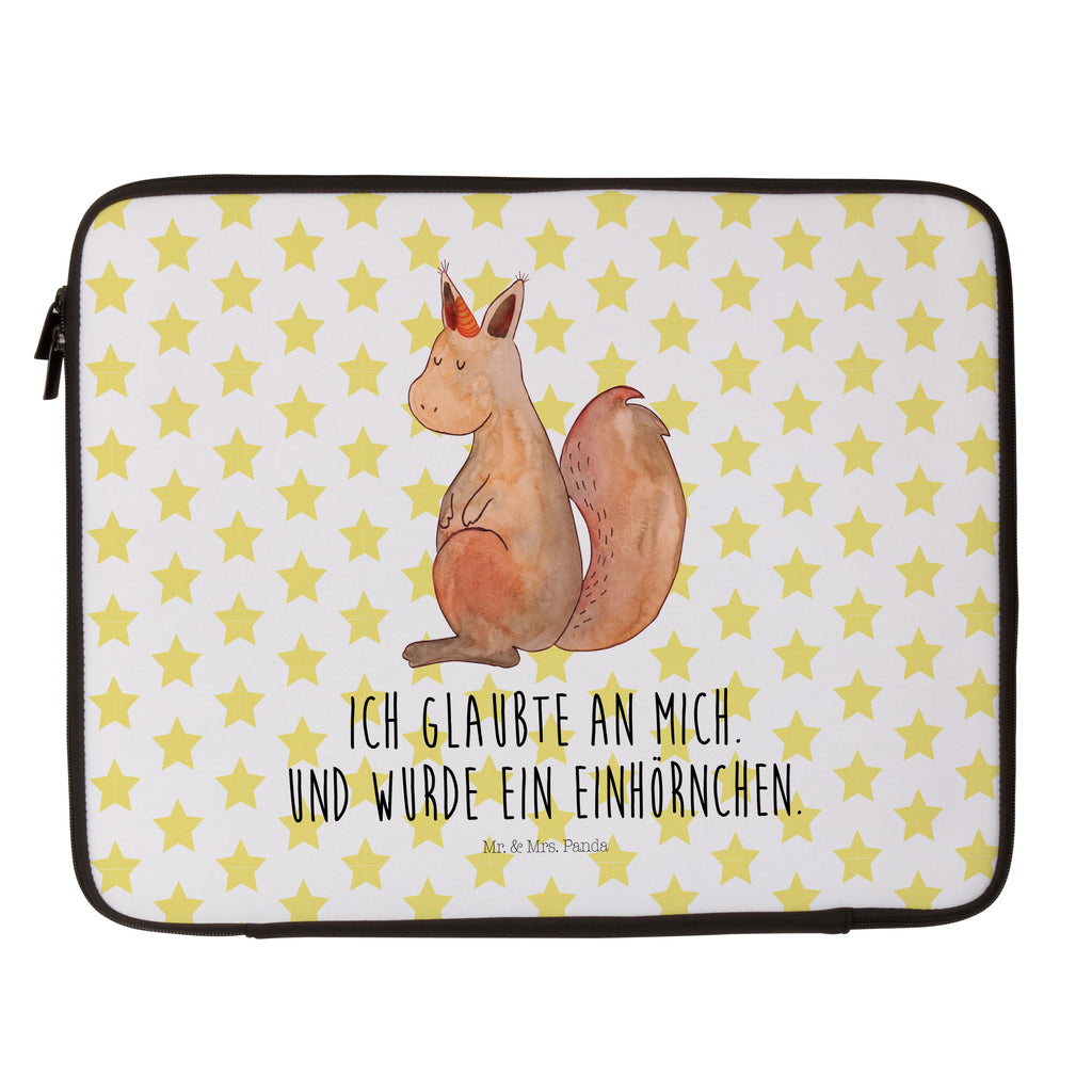 Notebook Tasche Einhörnchen Glaube Notebook Tasche, Laptop, Computertasche, Tasche, Notebook-Tasche, Notebook-Reisehülle, Notebook Schutz, Einhorn, Einhörner, Einhorn Deko, Pegasus, Unicorn, Einhörnchen, Eichhörnchen, Eichhorn