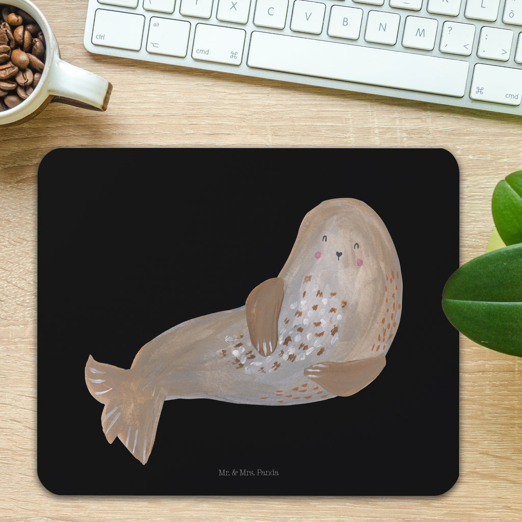 Mauspad Robbe lachend Mousepad, Computer zubehör, Büroausstattung, PC Zubehör, Arbeitszimmer, Mauspad, Einzigartiges Mauspad, Designer Mauspad, Mausunterlage, Mauspad Büro, Tiermotive, Gute Laune, lustige Sprüche, Tiere, Robbe, Robben, Seehund, Strand, Meerestier, Ostsee, Nordsee