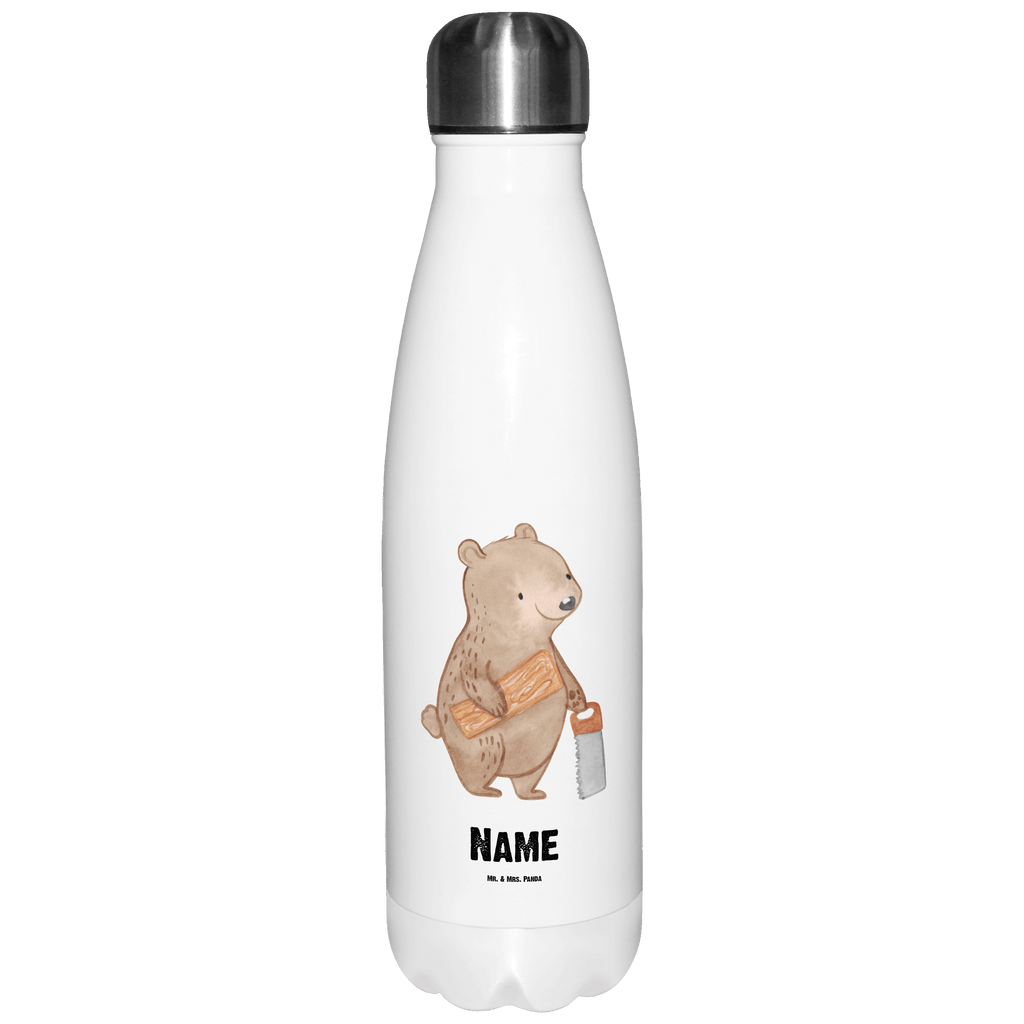 Personalisierte Thermosflasche Tischler mit Herz Personalisierte Isolierflasche, Personalisierte Thermoflasche, Personalisierte Trinkflasche, Trinkflasche Mit Namen, Wunschname, Bedrucken, Namensflasche, Beruf, Ausbildung, Jubiläum, Abschied, Rente, Kollege, Kollegin, Geschenk, Schenken, Arbeitskollege, Mitarbeiter, Firma, Danke, Dankeschön