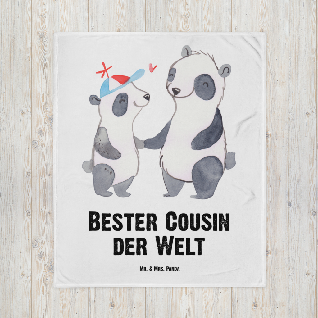 Kuscheldecke Panda Bester Cousin der Welt Decke, Wohndecke, Tagesdecke, Wolldecke, Sofadecke, für, Dankeschön, Geschenk, Schenken, Geburtstag, Geburtstagsgeschenk, Geschenkidee, Danke, Bedanken, Mitbringsel, Freude machen, Geschenktipp, Cousin, Kousin, Vetter, Sohn von Onkel, Sohn von Tante, Familie, Verwandtschaft, Cousine