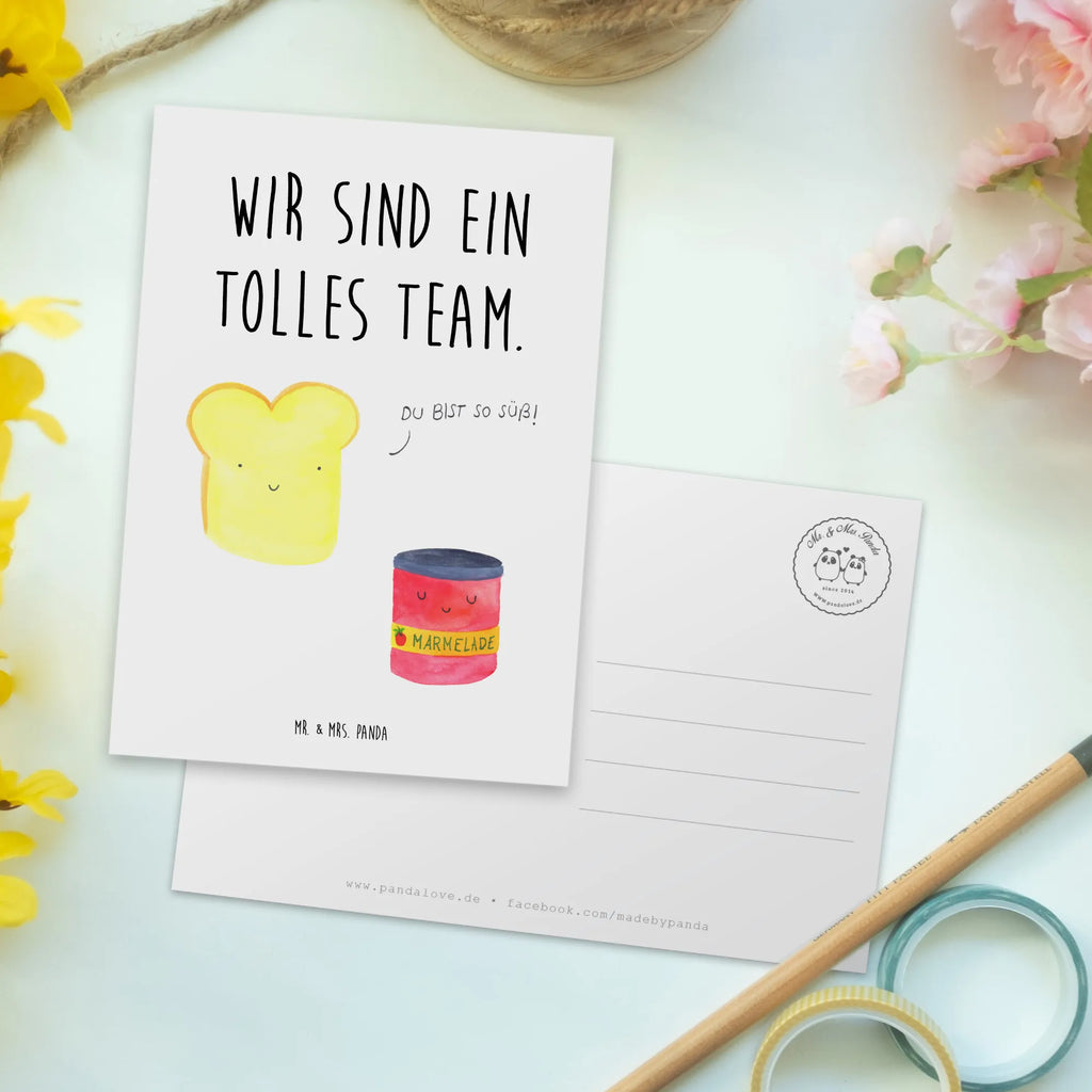 Postkarte Toast Marmelade Postkarte, Karte, Geschenkkarte, Grußkarte, Einladung, Ansichtskarte, Geburtstagskarte, Einladungskarte, Dankeskarte, Ansichtskarten, Einladung Geburtstag, Einladungskarten Geburtstag, Tiermotive, Gute Laune, lustige Sprüche, Tiere, Toast, Marmelade, Dreamteam, süße Postkarte, süß, Küche Deko, Küche Spruch, Frühstück Einladung, Brot, Toastbrot