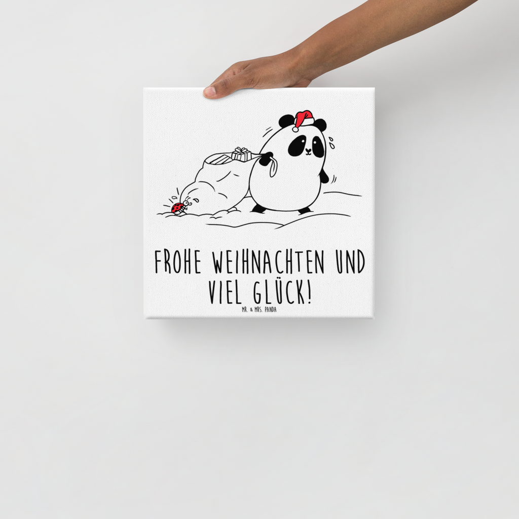 Leinwand Bild Panda Weihnachten Leinwand, Bild, Kunstdruck, Wanddeko, Dekoration