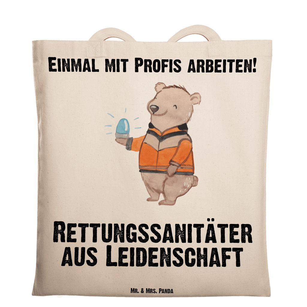 Tragetasche Rettungssanitäter aus Leidenschaft Beuteltasche, Beutel, Einkaufstasche, Jutebeutel, Stoffbeutel, Tasche, Shopper, Umhängetasche, Strandtasche, Schultertasche, Stofftasche, Tragetasche, Badetasche, Jutetasche, Einkaufstüte, Laptoptasche, Beruf, Ausbildung, Jubiläum, Abschied, Rente, Kollege, Kollegin, Geschenk, Schenken, Arbeitskollege, Mitarbeiter, Firma, Danke, Dankeschön