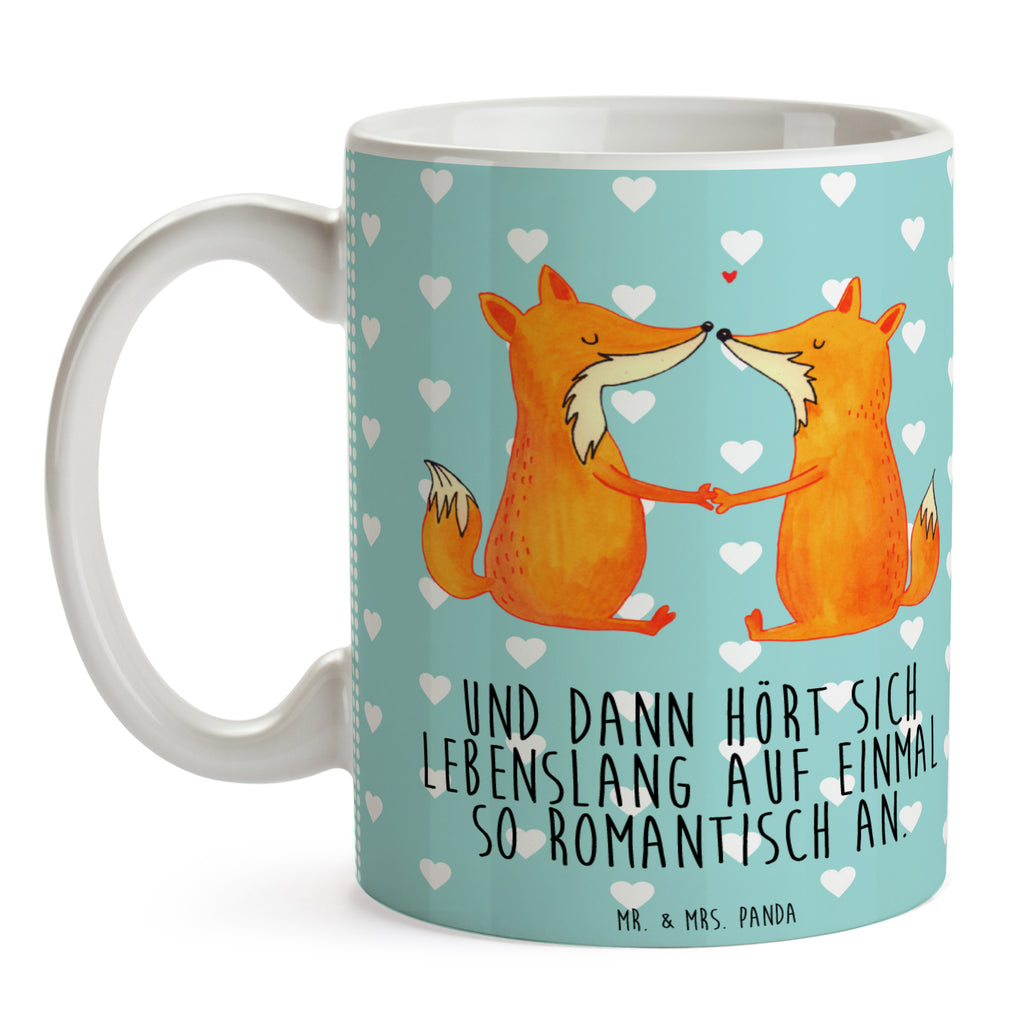 Tasse Füchse Liebe Tasse, Kaffeetasse, Teetasse, Becher, Kaffeebecher, Teebecher, Keramiktasse, Porzellantasse, Büro Tasse, Geschenk Tasse, Tasse Sprüche, Tasse Motive, Kaffeetassen, Tasse bedrucken, Designer Tasse, Cappuccino Tassen, Schöne Teetassen, Fuchs, Füchse, Fox, Liebe, Liebespaar, Paar, Partner, Freundin, Freund, Ehe, Verlobte, Ehemann, Ehefrau, Liebesbeweis