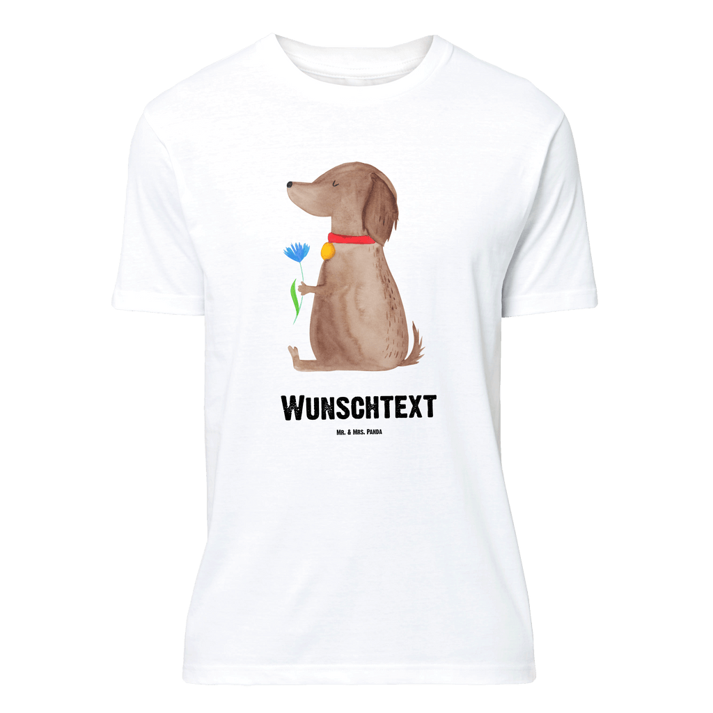 Personalisiertes T-Shirt Hund Blume T-Shirt Personalisiert, T-Shirt mit Namen, T-Shirt mit Aufruck, Männer, Frauen, Wunschtext, Bedrucken, Hund, Hundemotiv, Haustier, Hunderasse, Tierliebhaber, Hundebesitzer, Sprüche, Hunde, Frauchen, Hundeliebe