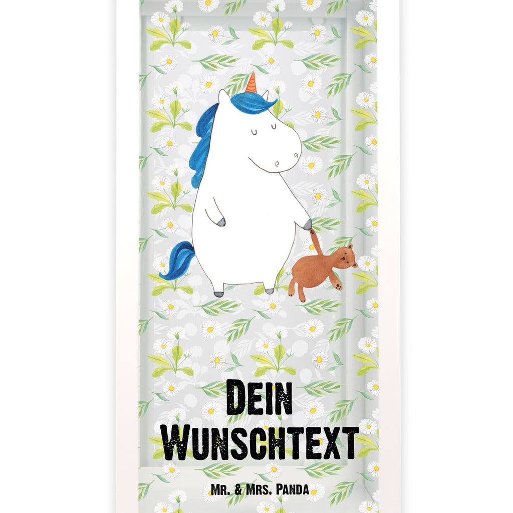 Personalisierte Deko Laterne Einhorn Teddy Gartenlampe, Gartenleuchte, Gartendekoration, Gartenlicht, Laterne kleine Laternen, XXL Laternen, Laterne groß, Einhorn, Einhörner, Einhorn Deko, Pegasus, Unicorn, schlafen, gute Nacht, Single, Bett, Träumen, Freundin, Singleleben