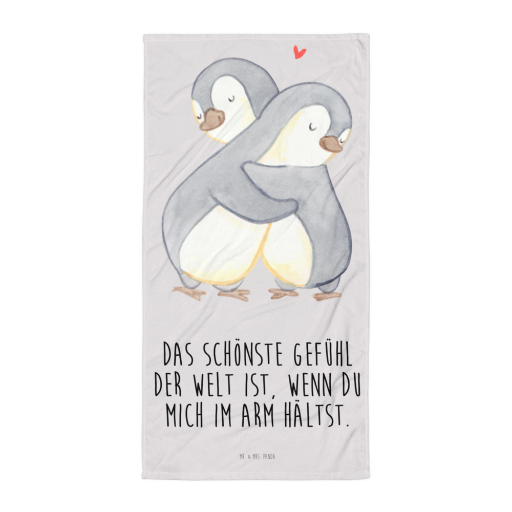 XL Badehandtuch Pinguine Kuscheln Handtuch, Badetuch, Duschtuch, Strandtuch, Saunatuch, Liebe, Partner, Freund, Freundin, Ehemann, Ehefrau, Heiraten, Verlobung, Heiratsantrag, Liebesgeschenk, Jahrestag, Hocheitstag, Valentinstag, Geschenk für Frauen, Hochzeitstag, Mitbringsel, Geschenk für Freundin, Geschenk für Partner, Liebesbeweis, für Männer, für Ehemann