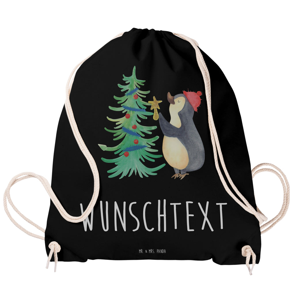 Personalisierter Sportbeutel Pinguin Weihnachtsbaum Personalisierter Sportbeutel, Personalisierter Beutel, Personalisierte Sporttasche, Personalisierter Tasche, Personalisierter Stoffbeutel, Personalisierter Sportbeutel Kinder, Sportbeutel mit Namen, Turnbeutel mit Namen, Beutel mit Namen, Sporttasche mit Namen, Tasche mit Namen, Stoffbeutel mit Namen, Sportbeutel Kinder mit Namen, Wunschtext, Wunschnamen, Personalisierbar, Personalisierung, Winter, Weihnachten, Weihnachtsdeko, Nikolaus, Advent, Heiligabend, Wintermotiv, Pinguin