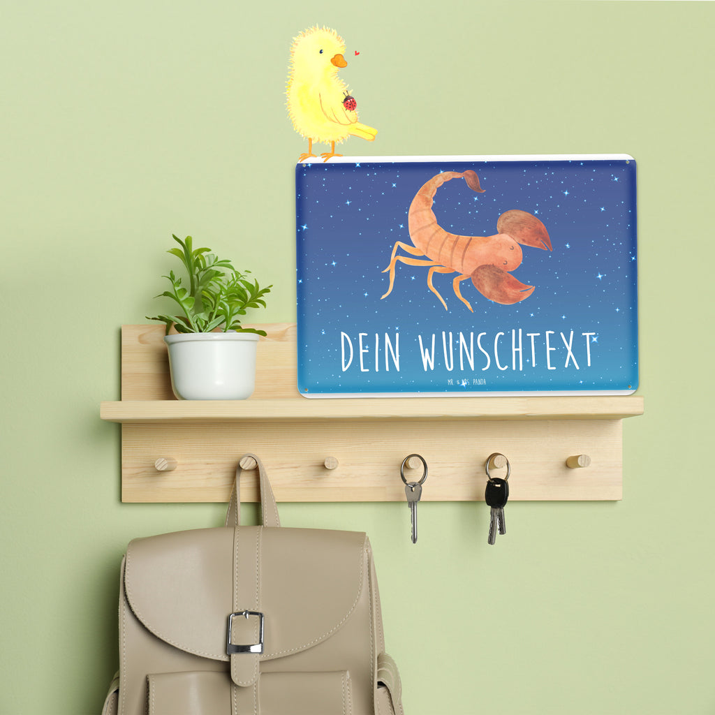 Personalisiertes Blechschild Sternzeichen Skorpion Blechschild, Metallschild, Geschenk Schild, Schild, Magnet-Metall-Schild, Deko Schild, Wandschild, Wand-Dekoration, Türschild, Tierkreiszeichen, Sternzeichen, Horoskop, Astrologie, Aszendent, Skorpione, Skorpion Geschenk, Skorpion Sternzeichen, Geschenk Oktober, Geschenk November, Geburtstag Oktober, Geburtstag November