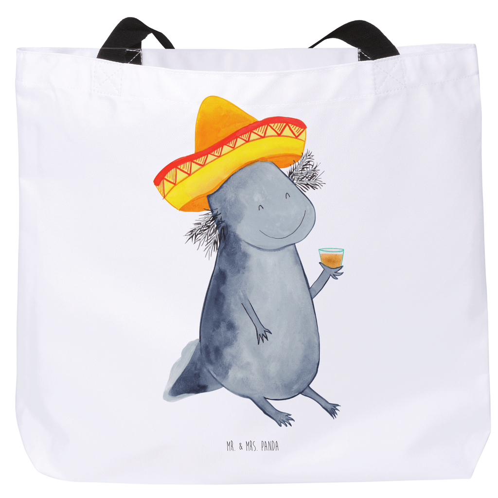 Shopper Axolotl Tequila Beutel, Einkaufstasche, Tasche, Strandtasche, Einkaufsbeutel, Shopper, Schultasche, Freizeittasche, Tragebeutel, Schulbeutel, Alltagstasche, Axolotl, Molch, Mexico, Mexiko, Sombrero, Zitrone, Tequila, Motivation, Spruch, Schwanzlurch, Lurch, Lurche, Axolot, Feuerdrache, Feuersalamander