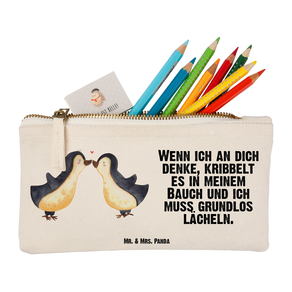 Schminktasche Pinguine Kuss Schminktasche, Kosmetiktasche, Kosmetikbeutel, Stiftemäppchen, Etui, Federmappe, Makeup, XXL, Schminketui, Kosmetiketui, Schlamperetui, Liebe, Partner, Freund, Freundin, Ehemann, Ehefrau, Heiraten, Verlobung, Heiratsantrag, Liebesgeschenk, Jahrestag, Hocheitstag, Valentinstag, Geschenk für Frauen, Hochzeitstag, Mitbringsel, Geschenk für Freundin, Geschenk für Partner, Liebesbeweis, für Männer, für Ehemann