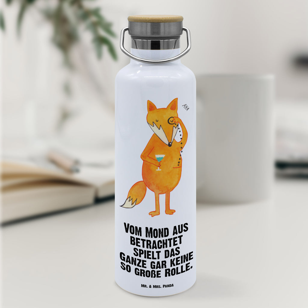 Trinkflasche Fuchs Lord Thermosflasche, Isolierflasche, Edelstahl, Trinkflasche, isoliert, Wamrhaltefunktion, Sportflasche, Flasche zum Sport, Sportlerflasche, Fuchs, Füchse, tröstende Worte, Spruch lustig, Liebeskummer Geschenk, Motivation Spruch, Problemlösung