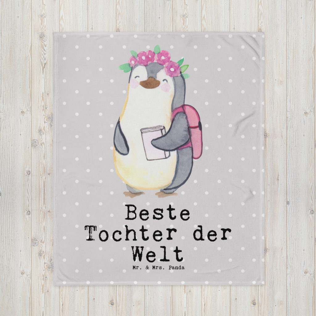 Kuscheldecke Pinguin Beste Tochter der Welt Decke, Wohndecke, Tagesdecke, Wolldecke, Sofadecke, für, Dankeschön, Geschenk, Schenken, Geburtstag, Geburtstagsgeschenk, Geschenkidee, Danke, Bedanken, Mitbringsel, Freude machen, Geschenktipp, Tochter, Töchter, Töchterchen, Geburt, Kleine, Mutter, Vater, Kind, Kinder, Familie, Belohnung