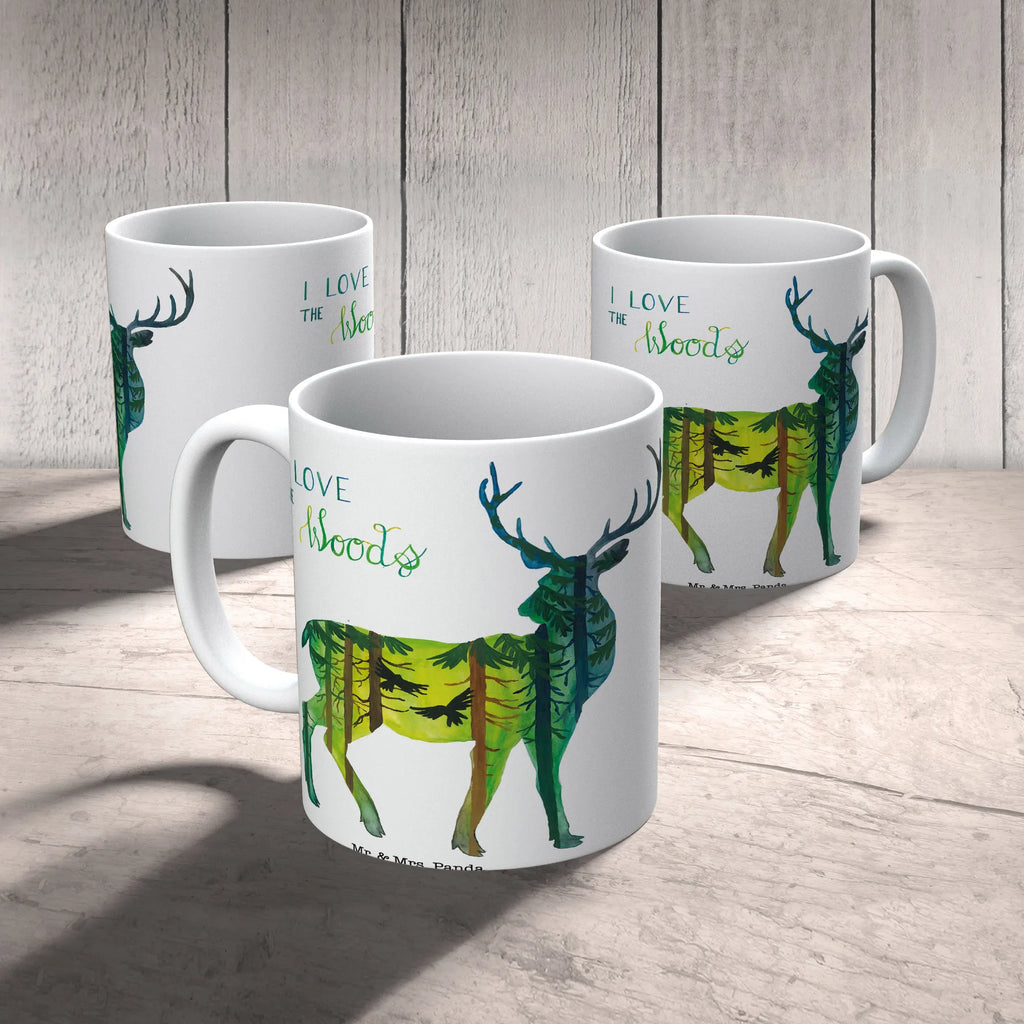 Tasse Hirsch I love the woods Tasse, Kaffeetasse, Teetasse, Becher, Kaffeebecher, Teebecher, Keramiktasse, Porzellantasse, Büro Tasse, Geschenk Tasse, Tasse Sprüche, Tasse Motive, Kaffeetassen, Tasse bedrucken, Designer Tasse, Cappuccino Tassen, Schöne Teetassen, Blumen Deko, Frühlings Deko, Sommer Deko, Dekoration, positive Botschaft, Naturliebhaber, Outdoor, Natur, Abenteuer, Wald, woods, Hirsch