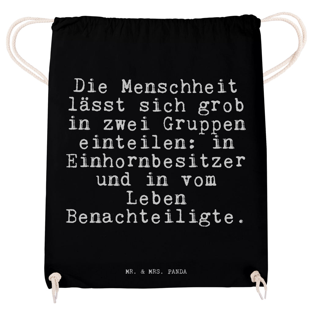 Sportbeutel Die Menschheit lässt sich... Sportbeutel, Turnbeutel, Beutel, Sporttasche, Tasche, Stoffbeutel, Sportbeutel Kinder, Gymsack, Beutel Rucksack, Kleine Sporttasche, Sportzubehör, Turnbeutel Baumwolle, Spruch, Sprüche, lustige Sprüche, Weisheiten, Zitate, Spruch Geschenke, Spruch Sprüche Weisheiten Zitate Lustig Weisheit Worte