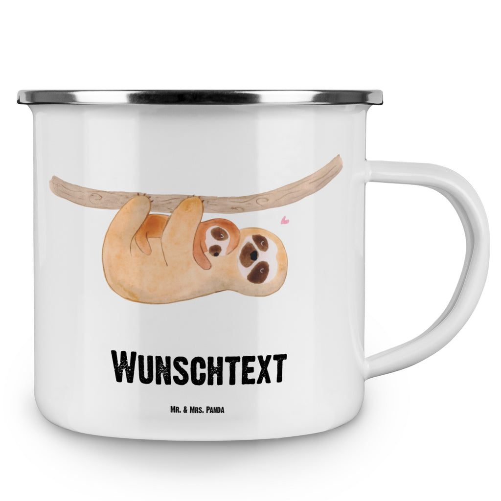 Personalisierte Emaille Tasse Faultier mit Kind Emaille Tasse personalisiert, Emaille Tasse mit Namen, Campingtasse personalisiert, Namenstasse, Campingtasse bedrucken, Campinggeschirr personalsisert, Faultier, Faultier Geschenk, Faultier Deko, Kind, Baby, Liebe, Mutter, Mama, Geburt, Kinder, Faulheit, Spaß, Niedlichkeit