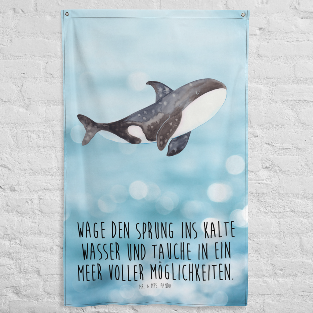 Wandteppich Orca Wandbehang, Dekoration, Boho, Wandteppich, Wandtuch, Wanddeko, Tapisserie, Tapestry, Wandbild, Textil-Kunst, Schmuck-Wandbehang, Wand Deko, Kinderzimmer, Kinderzimmer Wand, Kinderzimmer Deko, Kinderzimmer Wanddeko, Meerestiere, Meer, Urlaub, Orca, Orcas, Killerwal, Wal, Möglichkeiten, Büro, Arbeit, Motivation, Selbstliebe, Neustart, Startup