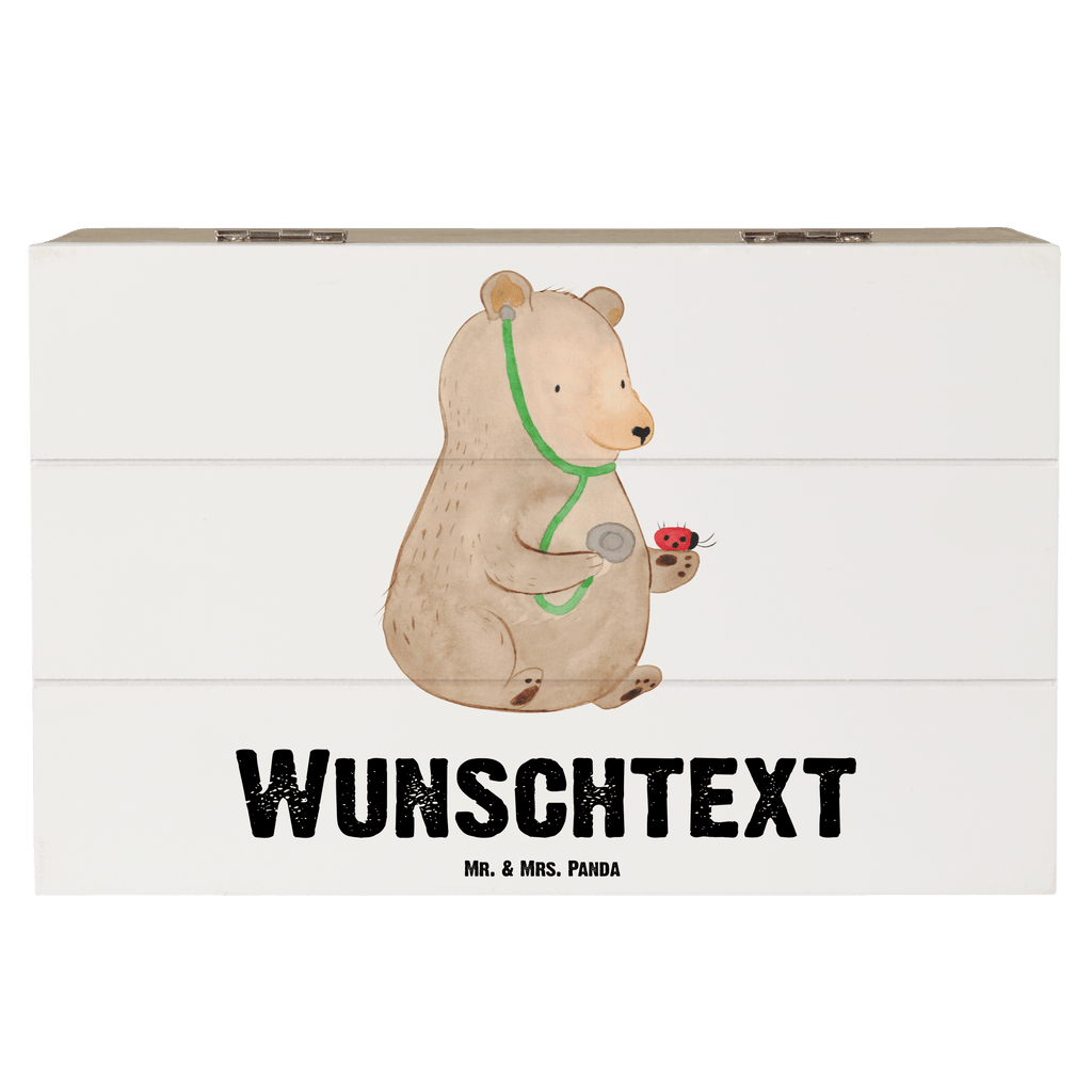 Personalisierte Holzkiste Bär Arzt Holzkiste mit Namen, Kiste mit Namen, Schatzkiste mit Namen, Truhe mit Namen, Schatulle mit Namen, Erinnerungsbox mit Namen, Erinnerungskiste, mit Namen, Dekokiste mit Namen, Aufbewahrungsbox mit Namen, Holzkiste Personalisiert, Kiste Personalisiert, Schatzkiste Personalisiert, Truhe Personalisiert, Schatulle Personalisiert, Erinnerungsbox Personalisiert, Erinnerungskiste Personalisiert, Dekokiste Personalisiert, Aufbewahrungsbox Personalisiert, Geschenkbox personalisiert, GEschenkdose personalisiert, Bär, Teddy, Teddybär, Arzt, Ärztin, Doktor, Professor, Doktorin, Professorin