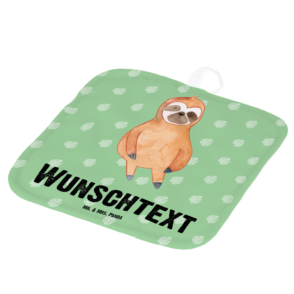 Personalisierte Topflappen Faultier Zufrieden Topflappen personalisiert, Personalisierte Topfuntersetzer, Personalisierter Ofenhandschuh, Topflappen Set personalisiert, Topflappen mit Namen, Namensaufdruck, Faultier, Faultier Geschenk, Faultier Deko, Faultiere, faul, Lieblingstier, Pause, relaxen, Glück, glücklich, zufrieden, happy, Zufriedenheit, Gelassenheit, Ruhe, Frieden