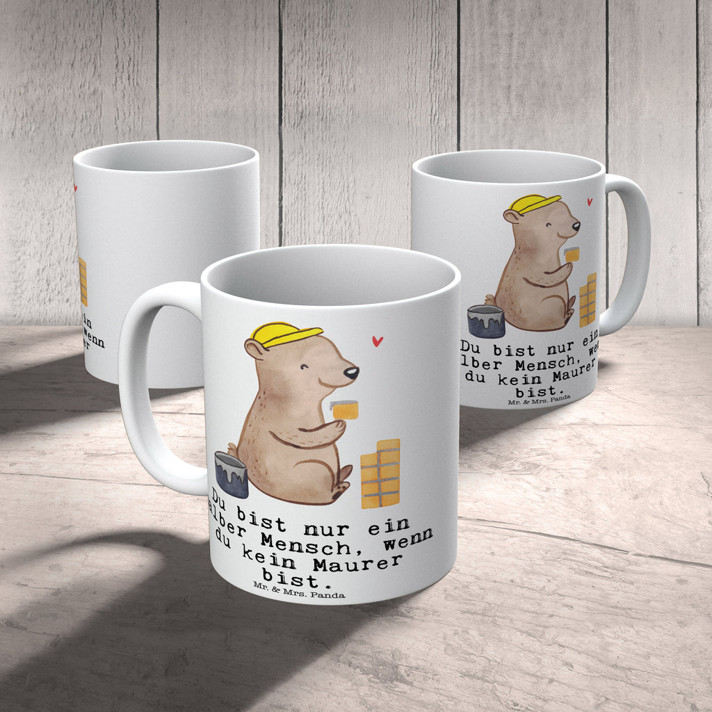 Tasse Maurer mit Herz Tasse, Kaffeetasse, Teetasse, Becher, Kaffeebecher, Teebecher, Keramiktasse, Porzellantasse, Büro Tasse, Geschenk Tasse, Tasse Sprüche, Tasse Motive, Kaffeetassen, Tasse bedrucken, Designer Tasse, Cappuccino Tassen, Schöne Teetassen, Beruf, Ausbildung, Jubiläum, Abschied, Rente, Kollege, Kollegin, Geschenk, Schenken, Arbeitskollege, Mitarbeiter, Firma, Danke, Dankeschön, Maurer, Maurermeister, Gesellenprüfung, Handwerker, Maurerbetrieb