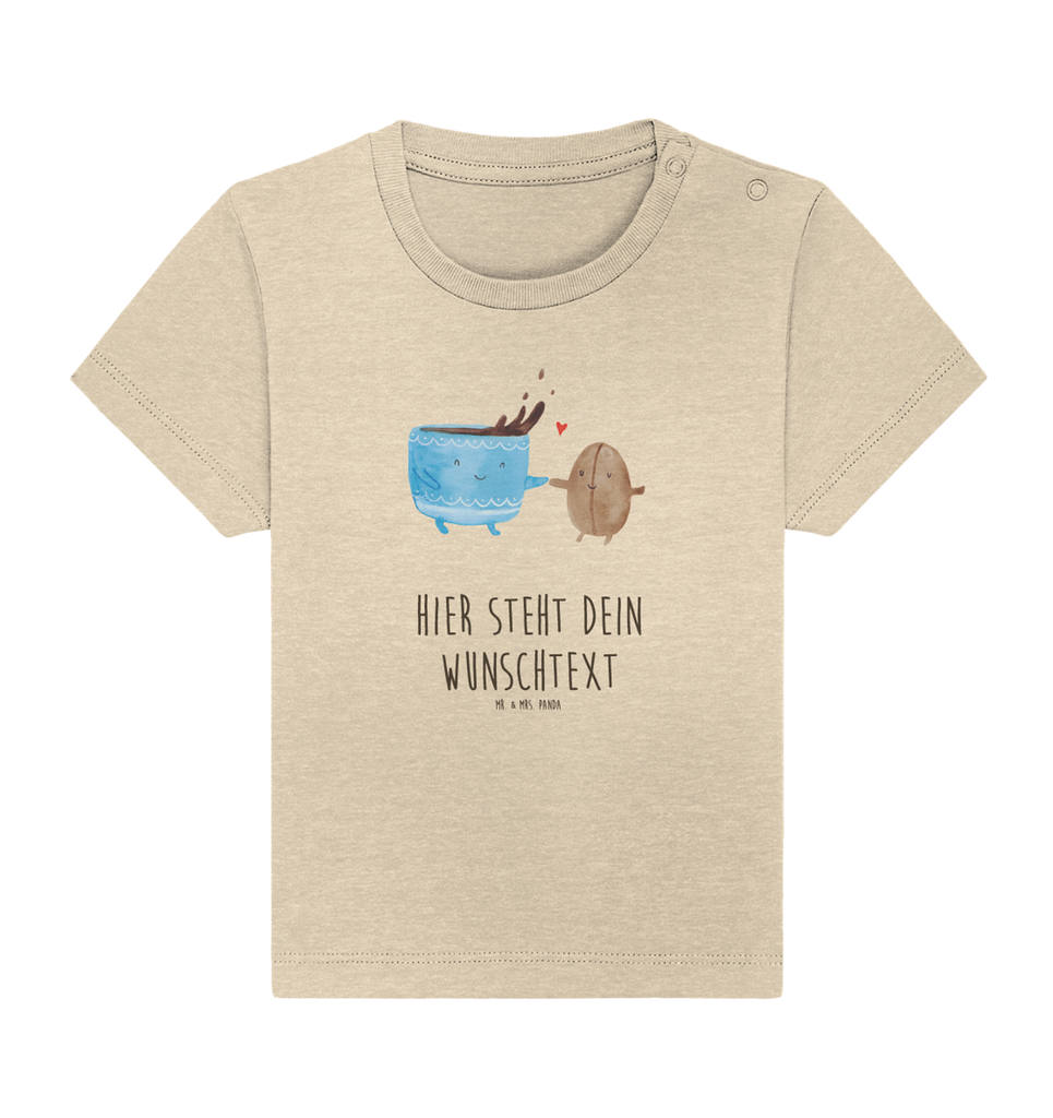 Personalisiertes Baby Shirt Kaffee Bohne Personalisiertes Baby T-Shirt, Personalisiertes Jungen Baby T-Shirt, Personalisiertes Mädchen Baby T-Shirt, Personalisiertes Shirt, Tiermotive, Gute Laune, lustige Sprüche, Tiere, Kaffee, Kaffeebohne, Genuss, Zufriedenheit, Glück