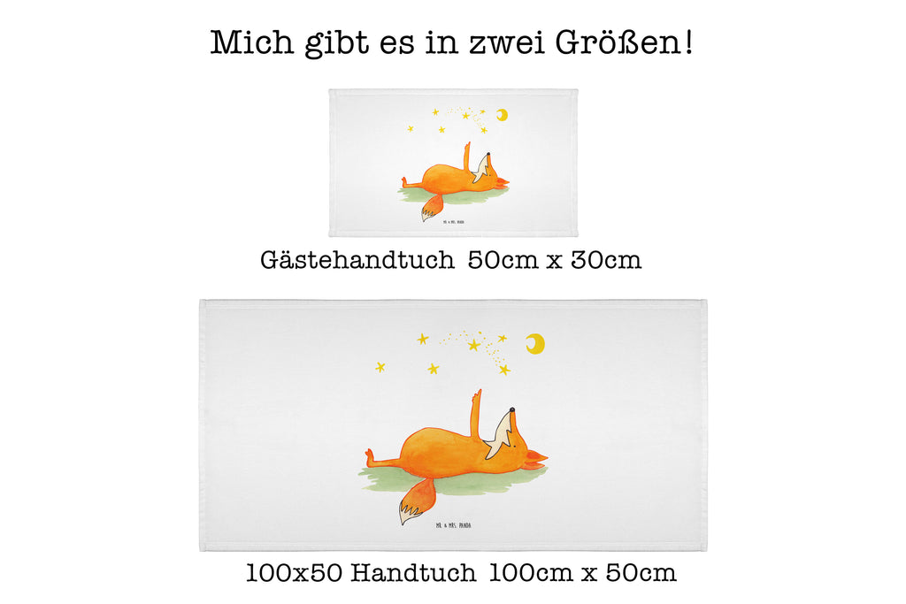 Handtuch Fuchs Sterne Handtuch, Badehandtuch, Badezimmer, Handtücher, groß, Kinder, Baby, Fuchs, Füchse, tröstende Worte, Spruch positiv, Spruch schön, Romantik, Always Look on the Bright Side of Life