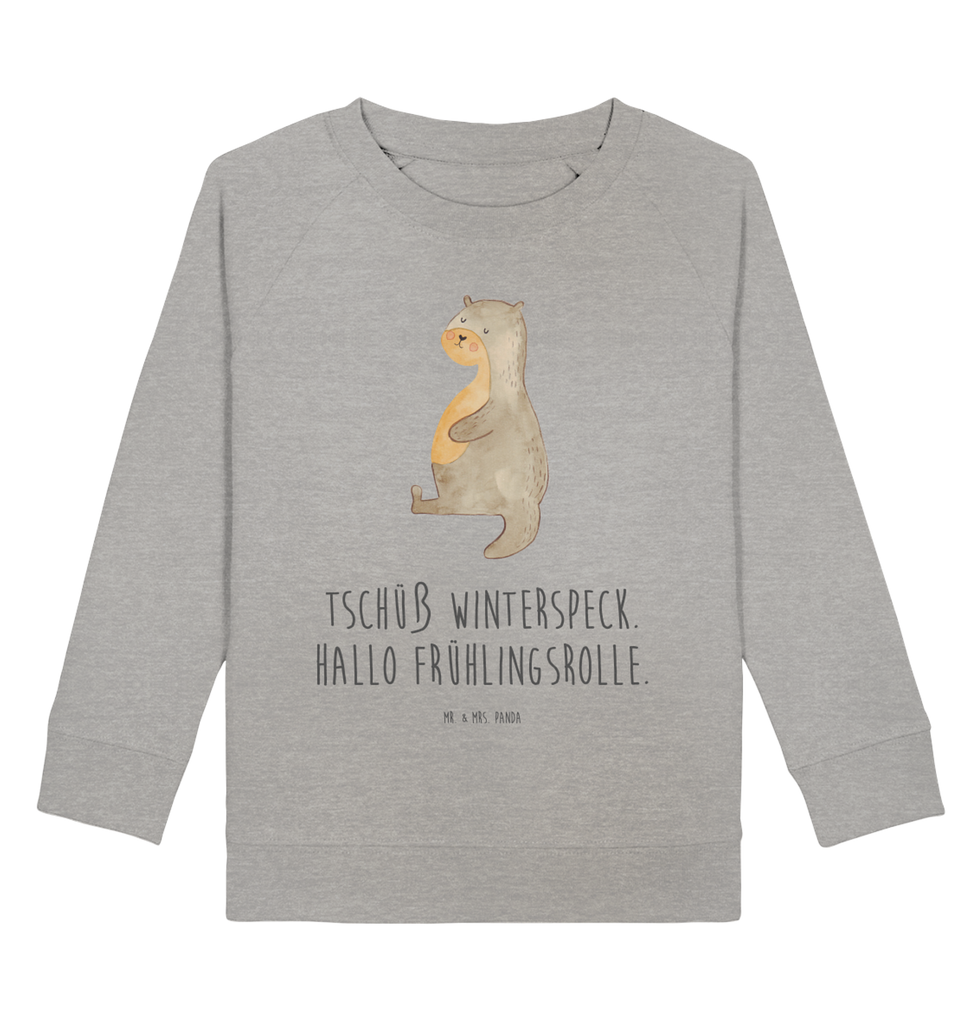 Organic Kinder Pullover Otter Bauch Kinder Pullover, Kinder Sweatshirt, Jungen, Mädchen, Otter, Fischotter, Seeotter, Otter Seeotter See Otter