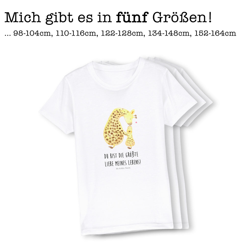 Organic Kinder T-Shirt Giraffe Kind Kinder T-Shirt, Kinder T-Shirt Mädchen, Kinder T-Shirt Jungen, Afrika, Wildtiere, Giraffe, Kind, Mutter, Mama, Tochter, Sohn, Lieblingsmensch