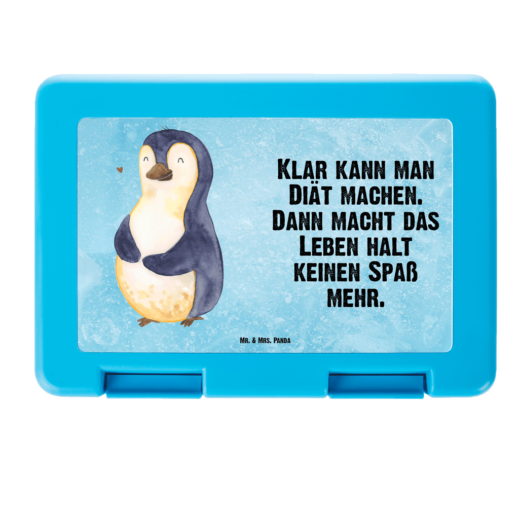 Brotdose Pinguin Diät Brotbox, Snackbox, Lunch box, Butterbrotdose, Brotzeitbox, Pinguin, Pinguine, Diät, Abnehmen, Abspecken, Gewicht, Motivation, Selbstliebe, Körperliebe, Selbstrespekt