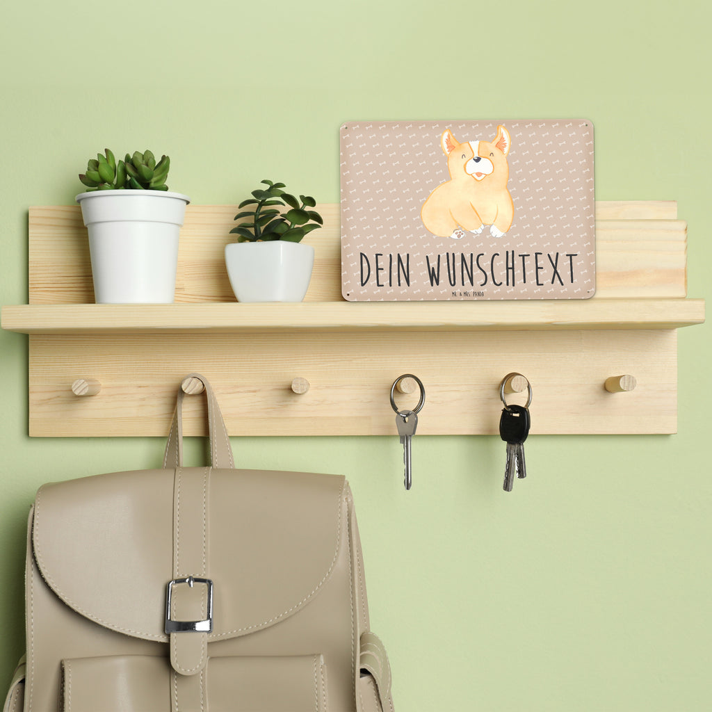 Personalisiertes Blechschild Corgie Blechschild, Metallschild, Geschenk Schild, Schild, Magnet-Metall-Schild, Deko Schild, Wandschild, Wand-Dekoration, Türschild, Hund, Hundemotiv, Haustier, Hunderasse, Tierliebhaber, Hundebesitzer, Sprüche, Corgie, Welsh Corgie Pembroke, britisch, Motivation, Spruch, Hundespruch, Lebensfreude