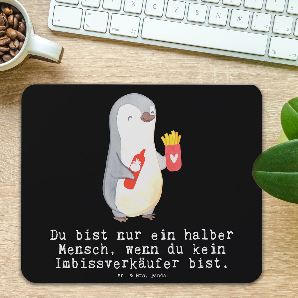 Mauspad Imbissverkäufer mit Herz Mousepad, Computer zubehör, Büroausstattung, PC Zubehör, Arbeitszimmer, Mauspad, Einzigartiges Mauspad, Designer Mauspad, Mausunterlage, Mauspad Büro, Beruf, Ausbildung, Jubiläum, Abschied, Rente, Kollege, Kollegin, Geschenk, Schenken, Arbeitskollege, Mitarbeiter, Firma, Danke, Dankeschön, Imbissbesitzer, Imbissverkäufer, Pommesverkäufer, Pommesliebe