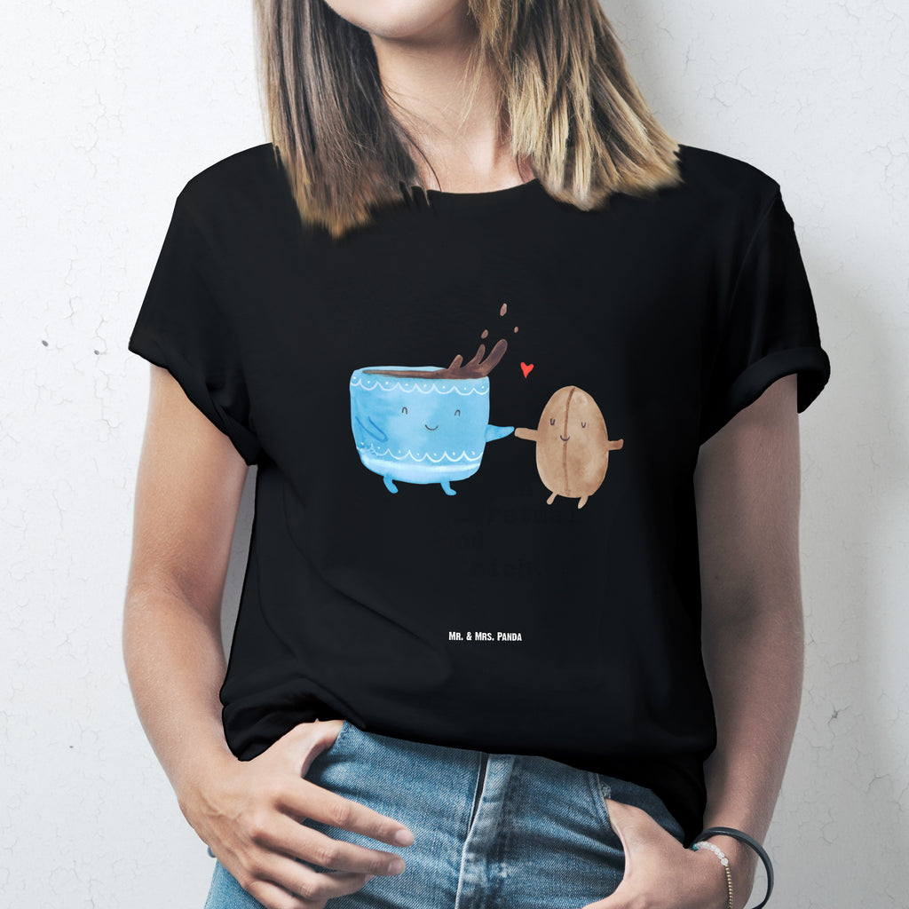 T-Shirt Standard Kaffee Bohne T-Shirt, Shirt, Tshirt, Lustiges T-Shirt, T-Shirt mit Spruch, Party, Junggesellenabschied, Jubiläum, Geburstag, Herrn, Damen, Männer, Frauen, Schlafshirt, Nachthemd, Sprüche, Tiermotive, Gute Laune, lustige Sprüche, Tiere, Kaffee, Kaffeebohne, Genuss, Zufriedenheit, Glück