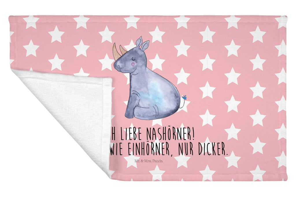 Handtuch Einhorn Nashorn Gästetuch, Reisehandtuch, Sport Handtuch, Frottier, Kinder Handtuch, Einhorn, Einhörner, Einhorn Deko, Pegasus, Unicorn, Regenbogen, witzig, lustig, Zoo, Glitzer, Einhornpower, Erwachsenwerden, Nashorn, Nashörner