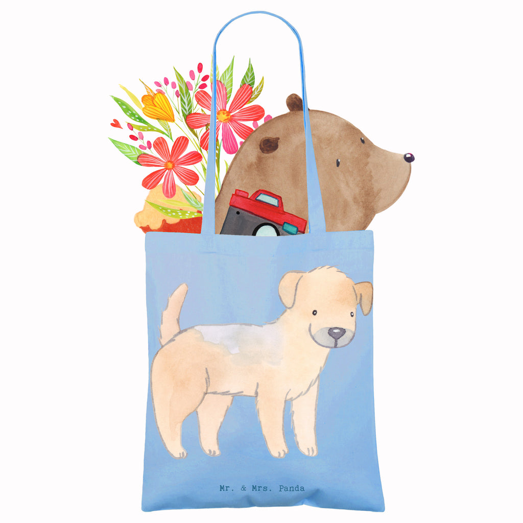 Tragetasche Border Terrier Lebensretter Beuteltasche, Beutel, Einkaufstasche, Jutebeutel, Stoffbeutel, Tasche, Shopper, Umhängetasche, Strandtasche, Schultertasche, Stofftasche, Tragetasche, Badetasche, Jutetasche, Einkaufstüte, Laptoptasche, Hund, Hunderasse, Rassehund, Hundebesitzer, Geschenk, Tierfreund, Schenken, Welpe, Border Terrier