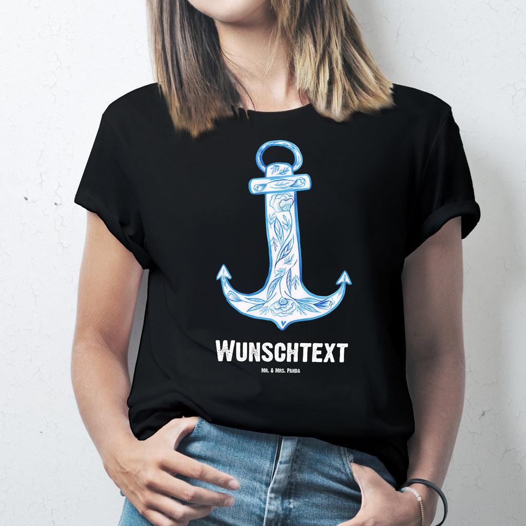 Personalisiertes T-Shirt Anker Blau T-Shirt, Shirt, Tshirt, Lustiges T-Shirt, T-Shirt mit Spruch, Party, Junggesellenabschied, Jubiläum, Geburstag, Herrn, Damen, Männer, Frauen, Schlafshirt, Nachthemd, Sprüche, Tiermotive, Gute Laune, lustige Sprüche, Tiere