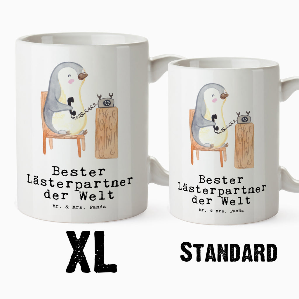 XL Tasse Pinguin Bester Lästerpartner der Welt XL Tasse, Große Tasse, Grosse Kaffeetasse, XL Becher, XL Teetasse, spülmaschinenfest, Jumbo Tasse, Groß, für, Dankeschön, Geschenk, Schenken, Geburtstag, Geburtstagsgeschenk, Geschenkidee, Danke, Bedanken, Mitbringsel, Freude machen, Geschenktipp, Lästerpartner, Lesterpartner, lestern, Lästerschwester, Lästern, beste Freundin, Freundin, Spaß, bff